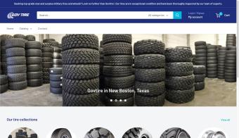 Govtire storefront screenshot